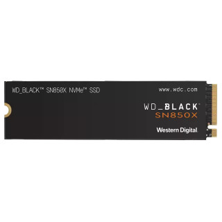 Western Digital 2TB M.2 2280 NVMe SN850X Without Heatsink Fekete PC