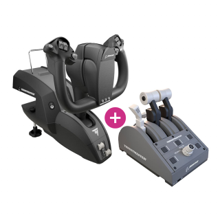 Thrustmaster TCA QUADRANT BOEING ED + Thrustmaster TCA YOKE BOEING Edition pro Bundle 