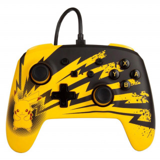 PowerA Enhanced Nintendo Switch Vezetékes Kontroller (Pikachu Lighting) Switch