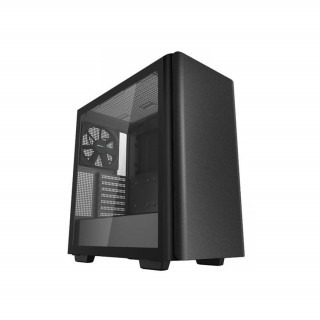 DeepCool Számítógépház - CK500  fekete, ablakos PC