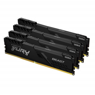 Kingston 128GB DDR4 3200MHz Kit(4x32GB) Fury Beast Black PC