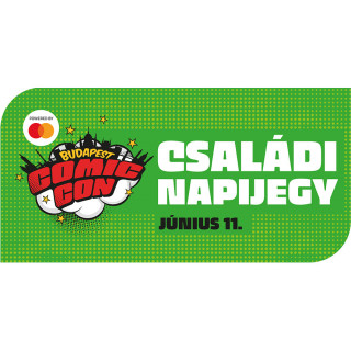 Budapest Comic Con - Családi Napijegy (Vasárnap - Június 11.) Ajándéktárgyak