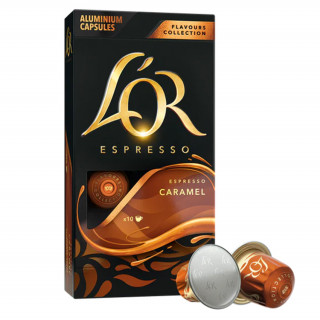 Douwe Egberts L`OR karamellás Nespresso kompatibilis 10db kávékapszula Otthon