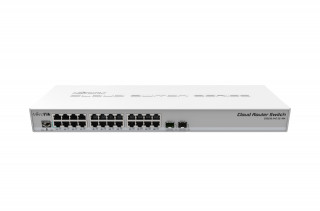 MikroTik CRS326-24G-2S+RM 1U 19" 24port GbE LAN 2x SFP+ uplink Cloud Router Switch PC