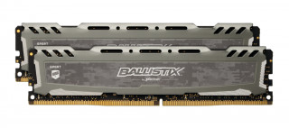 Crucial 32GB/3200MHz DDR-4 Ballistix Sport LT szürke (Kit! 2db 16GB) (BLS2K16G4D32AESB) memória PC