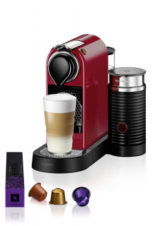 Krups XN761510 Nespresso Citiz & Milk piros kapszulás kávéfőző Otthon