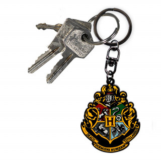 Harry Potter Hogwarts címer fém kulcstartó - Abystyle AJÁNDÉKTÁRGY