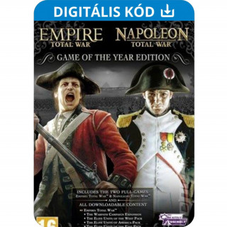 Empire: Total War oraz Napoleon: Total War - Game of the Year Edition Steam 