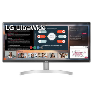 LG Monitor 29" - 29WN600-W (IPS; 21:9; 2560x1080; 5ms; 250cd; HDMIx2; DP; Speaker; HDR10; FreeSync, sRGB90%) 