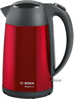 Bosch TWK3P424 DesignLine piros-fekete vízforraló Otthon