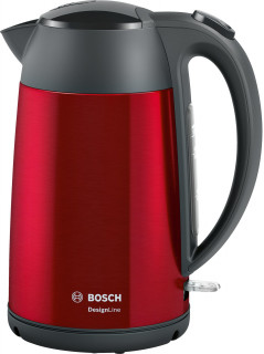 Bosch TWK3P424 DesignLine piros-fekete vízforraló 