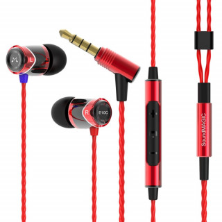 SoundMAGIC SM-E10C-01 In-Ear fekete-piros fülhallgató headset Mobil