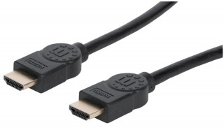 Manhattan Kábel - HDMI to HDMI (Dynamic HDR, eARC, 3D, 8K@60Hz, VRR, QMS, 48 Gbps Bandwidth, 1m, Fekete) PC