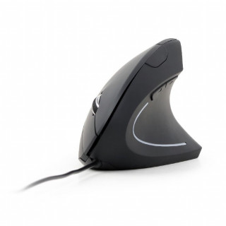 Gembird Ergonomic 6-button optical mouse MUS-ERGO-01, 3200 DPI, USB, Black PC