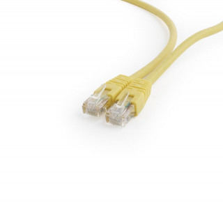 Gembird RJ45 CAT6 UTP M/M adatkábel 0.5m sárga PC