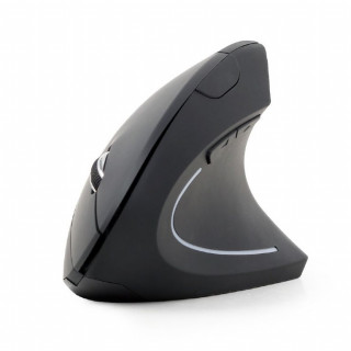 Gembird Ergonomic wireless optical mouse MUSW-ERGO-01, 1600 DPI, USB, black PC