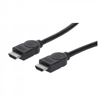 Manhattan Kábel - HDMI to HDMI (Ethernet HEC, ARC, 3D, 4K,  Shielded,  3m, Fekete) PC