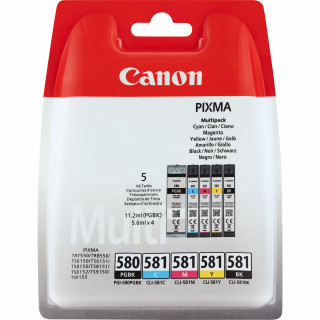 Canon PGI-580/CLI-581 BK/CMYK MULTI PACK BL W/O SECURITY tintapatron 4-color PC