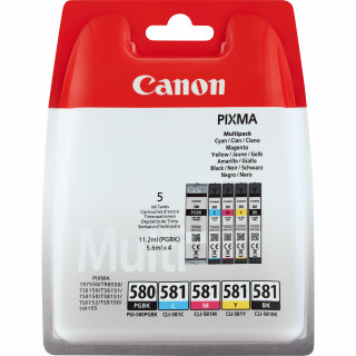Canon PGI-580/CLI-581 BK/CMYK MULTI PACK BL W/O SECURITY tintapatron 4-color 