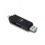 Ewent EW1075 USB 3.1 Type C/A Kártyaolvasó - Fekete thumbnail