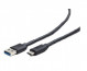 Gembird USB 3.0 AM to Type-C fekete kábel  thumbnail