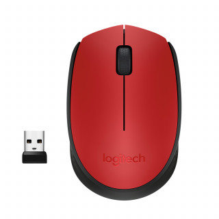 Logitech M171 Optical [Vez.nélküli] - Piros PC