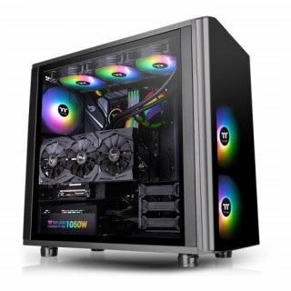 Thermaltake View 31 TG ARGB táp nélküli ATX számítógépház fekete PC