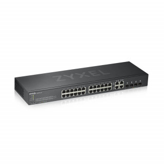 ZyXEL GS1920-24v2 28port GbE LAN L2 menedzselhető switch PC