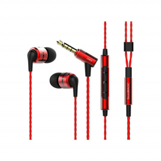 SoundMAGIC E80C In-Ear piros fülhallgató headset PC