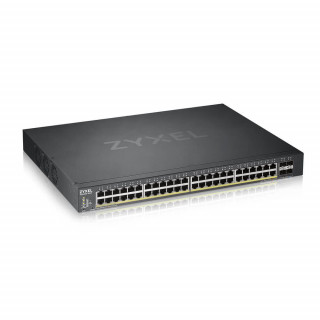 ZyXEL XGS1930-52HP 48port GbE LAN PoE (375W) 4port 10GbE SFP+ L2+ menedzselhető switch PC