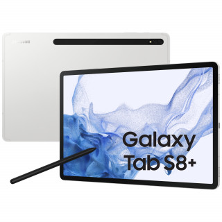 Samsung Galaxy Tab S8+ WiFi+5G 12.4 128GB Ezüst (SM-X806) Tablet