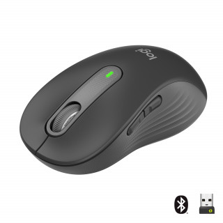 Logitech Signature M650 egér Jobbkezes Vezeték nélküli RF és Bluetooth Optikai 2000 DPI - Szürke PC