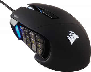 CORSAIR Scimitar Elite RGB, fekete, 18000DPI Gamer egér (CH-9304211-EU) PC