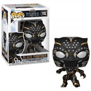 Funko Pop! #1102 Marvel: Black Panther Wakanda Forever - Black Panther Vinyl Figura Ajándéktárgyak