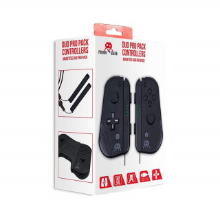 Freaks and Geeks - Nintendo Switch JoyCon Gamepad + Joy-Con Csuklópánt + bracket Fekete (299178B) Nintendo Switch