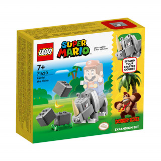 LEGO Super Mario: Rambi, az orrszarvú kiegészítő készlet (71420) Játék