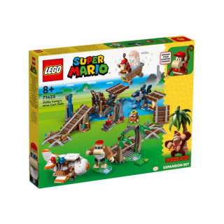 LEGO Super Mario: Diddy Kong Mine Cart Ride kiegészítő készlet (71425) Játék