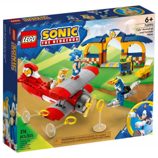 LEGO Sonic the Hedgehog: Tails műhelye és Tornado repülőgépe (76991) Játék