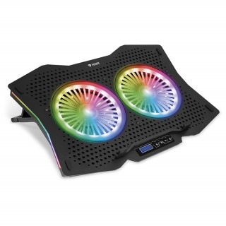 YENKEE YSN 310 Laptop hűtő RGB pad UFO  