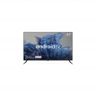 KIVI 43", UHD, Google Android TV, Black, 3840x2160, 60 Hz (43U740NB) 