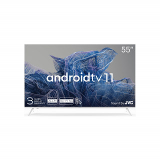 KIVI 55", UHD, Android TV 11, White, 3840x2160, 60 Hz (55U750NW) 