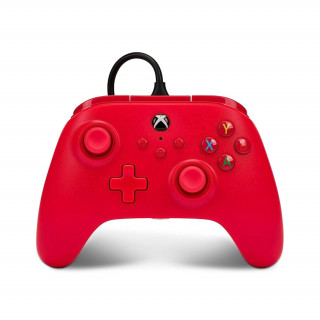 PowerA Xbox Series X|S, Xbox One, PC Vezetékes Kontroller (Red) Xbox Series