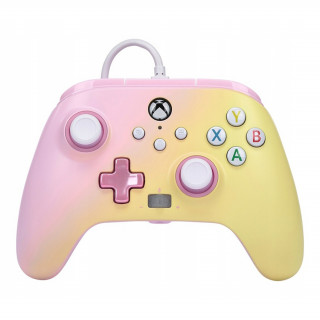 PowerA Xbox Series X|S, Xbox One, PC Vezetékes Kontroller (Pink-Lemonade) Xbox Series