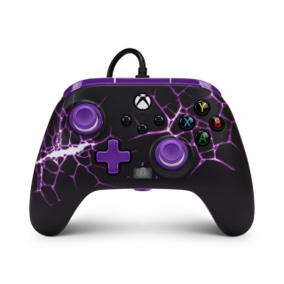 PowerA Enhanced Xbox Series X|S, Xbox One, PC Vezetékes Kontroller (Purple Magma) Xbox Series