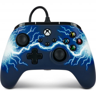 PowerA Advantage Xbox Series X|S, Xbox One, PC Vezetékes Kontroller (Arc Lightning) Xbox Series