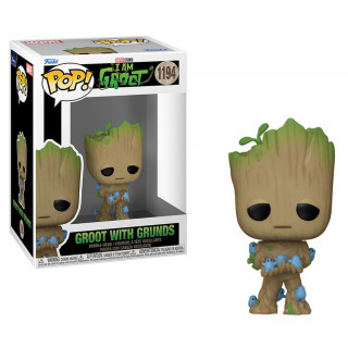 Funko Pop! #1194 Marvel: I am Groot - Groot with Grunds Bobble-Head Vinyl Figura Ajándéktárgyak