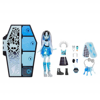 Monster High Doll - Szörnyen jó barátok titkai: Rémbuli - Frankie Stein (HNF75) Játék