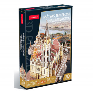 3D puzzle - Mátyás templom - Halászbástya - 176 db-os Játék