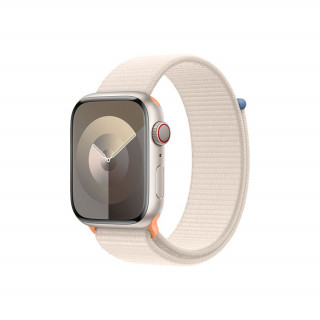 Apple Watch Series 9 GPS + Cellular – 45 mm-es csillagfény alumíniumtok, csillagfény sportpánt Mobil