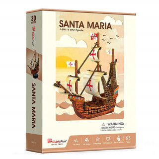 3D puzzle - Santa Maria - 93 db-os Játék